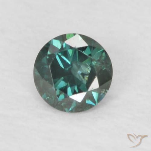 9,17 ctw natürlicher Grün Diamant, Runden, VS