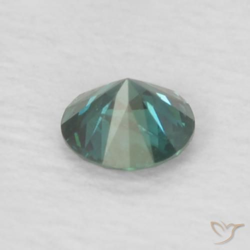 9,17 ctw natürlicher Grün Diamant, Runden, VS