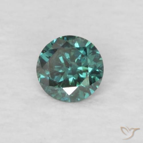 9,17 ctw natürlicher Grün Diamant, Runden, VS
