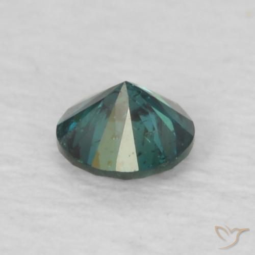 9,17 ctw natürlicher Grün Diamant, Runden, VS