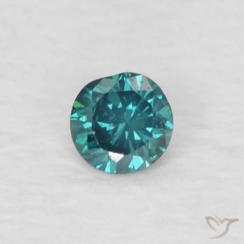 0.04ct Natürlicher Grün Diamant, Runden, VS