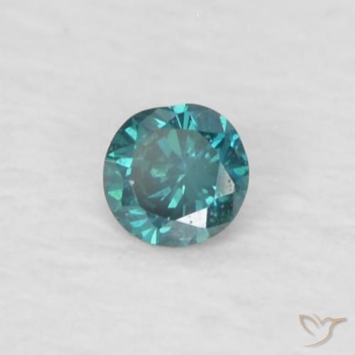 9,17 ctw natürlicher Grün Diamant, Runden, VS