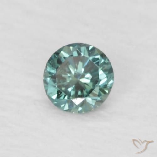 9,17 ctw natürlicher mintgrün Diamant, Runden, VVS-VS