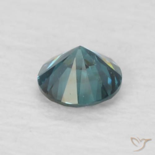 9,17 ctw natürlicher Grün Diamant, Runden, VVS-VS