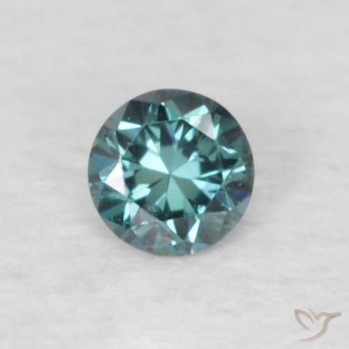 0.05ct Natürlicher Blau Diamant, Runden, VVS