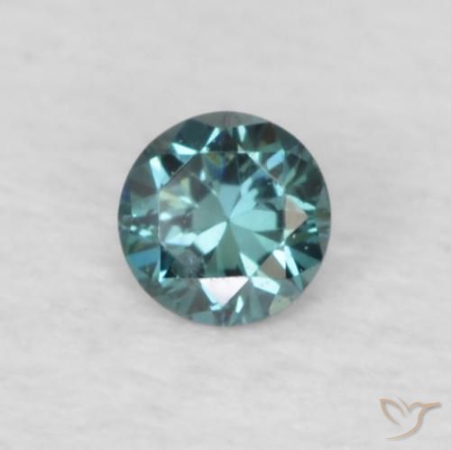 9,17 ctw natürlicher Blau Diamant, Runden, VVS