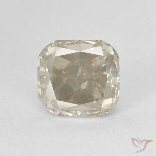 1.21ct Natürlicher hellbraun Diamant, Oktagonschliff, SI, Photo A