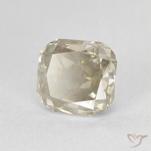 9,17 ctw natürlicher hellbraun Diamant, Oktagonschliff, SI