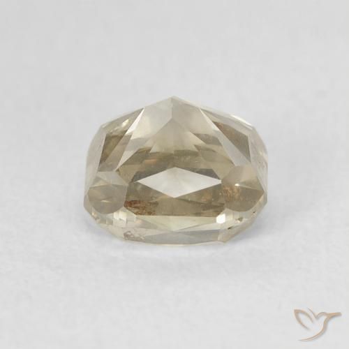 9,17 ctw natürlicher hellbraun Diamant, Oktagonschliff, SI