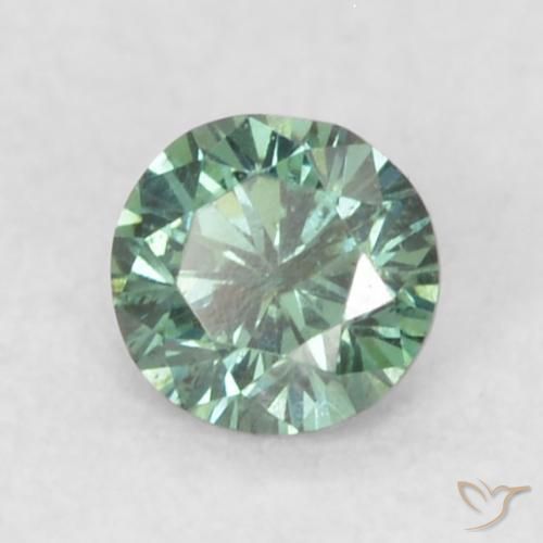 9,17 ctw natürlicher mintgrün Diamant, Runden, SI