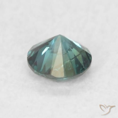 9,17 ctw natürlicher Grün Diamant, Runden, SI