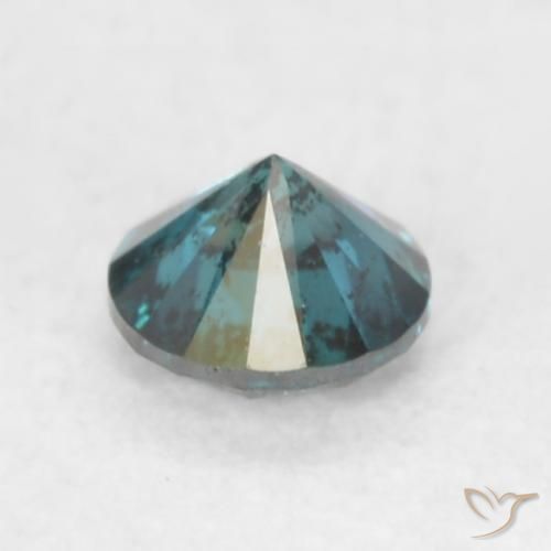 9,17 ctw natürlicher Blau Diamant, Runden, SI