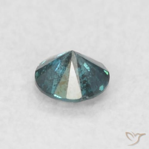 9,17 ctw natürlicher Blau Diamant, Runden, SI