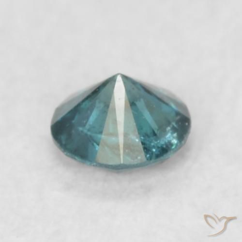 9,17 ctw natürlicher Blau Diamant, Runden, SI