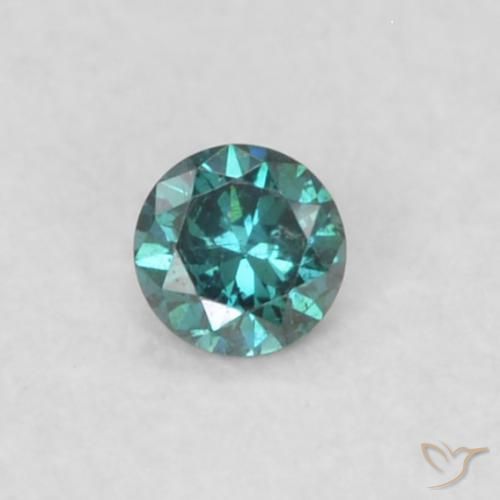 0.02ct Natürlicher Blau Diamant, Runden, VS