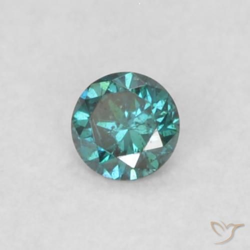 9,17 ctw natürlicher Blau Diamant, Runden, VS