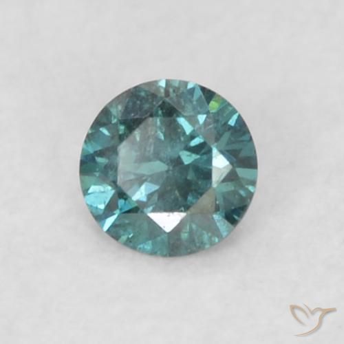 0.02ct Natürlicher Blau Diamant, Runden, VS
