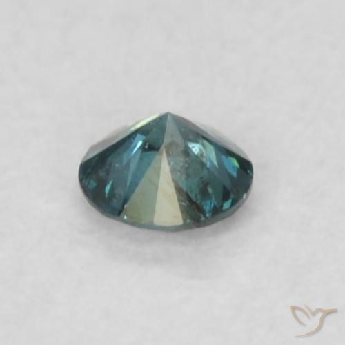 9,17 ctw natürlicher Blau Diamant, Runden, VS