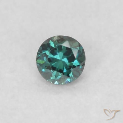 0.02ct Natürlicher Grün Diamant, Runden, VS