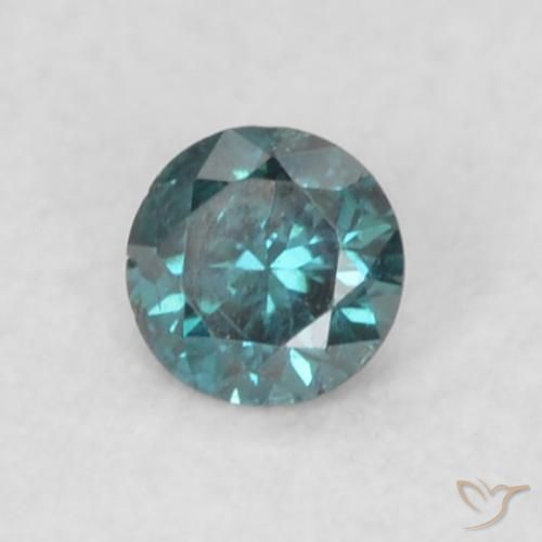 0.02ct Natürlicher Blau Diamant, Runden, VS