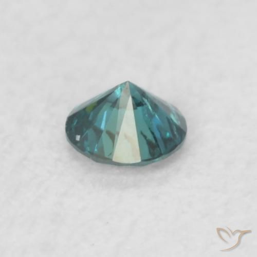 9,17 ctw natürlicher Blau Diamant, Runden, SI