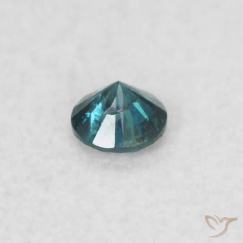 9,17 ctw natürlicher Blau Diamant, Runden, SI