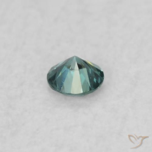 9,17 ctw natürlicher Blau Diamant, Rund Schliff, VS