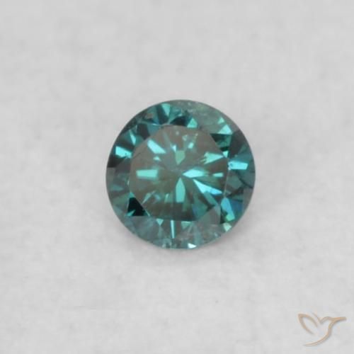 9,17 ctw natürlicher Blau Diamant, Runden, VS