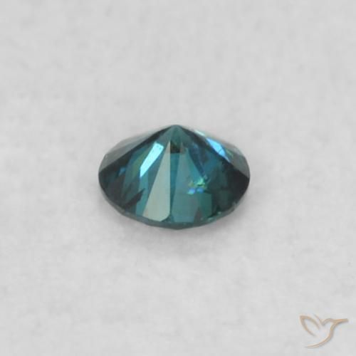 9,17 ctw natürlicher Blau Diamant, Runden, VS