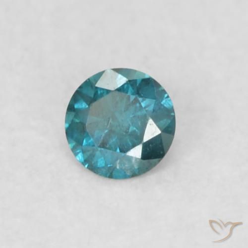 9,17 ctw natürlicher Blau Diamant, Runden, VS