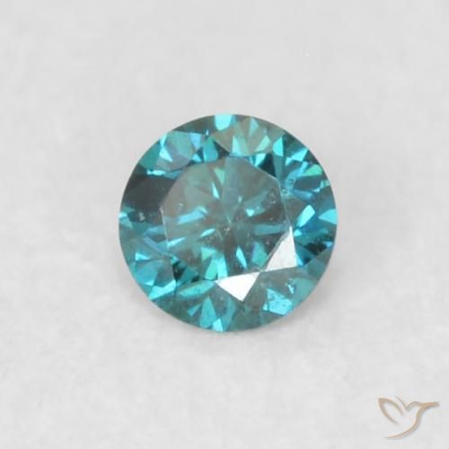 9,17 ctw natürlicher Blau Diamant, Runden, VS