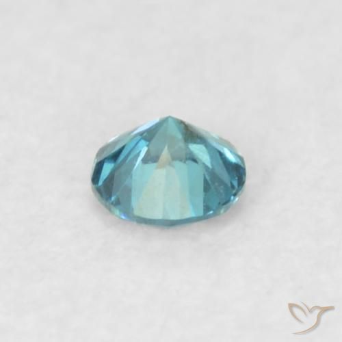 9,17 ctw natürlicher Blau Diamant, Runden, VS