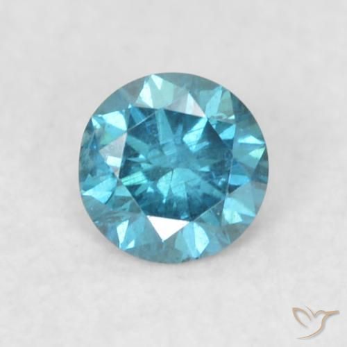 0.08ct Natürlicher Blau Diamant, Runden, VS