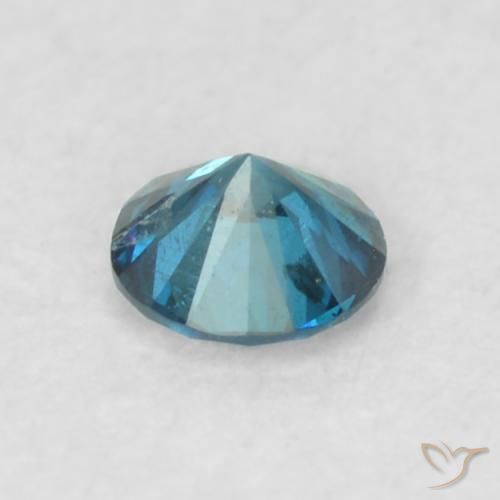 9,17 ctw natürlicher Blau Diamant, Runden, VS