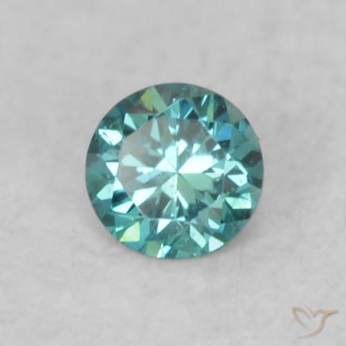 9,17 ctw natürlicher Blau Diamant, Runden, VS-SI