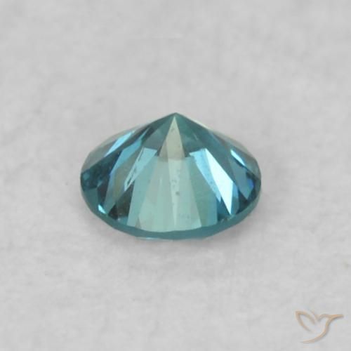 9,17 ctw natürlicher Blau Diamant, Runden, VS-SI
