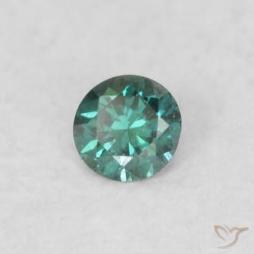 9,17 ctw natürlicher Grün Diamant, Runden, VVS-VS