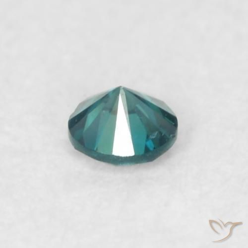 9,17 ctw natürlicher Blau Diamant, Runden, VVS-VS