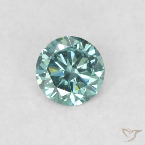 0.05ct Natürlicher Blau Diamant, Runden, VVS-VS