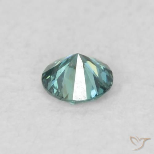 9,17 ctw natürlicher Blau Diamant, Runden, VVS-VS
