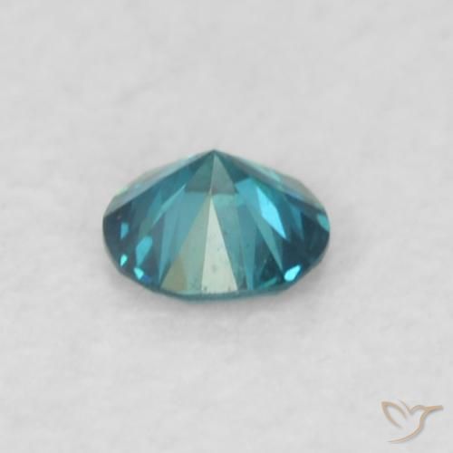 9,17 ctw natürlicher Blau Diamant, Runden, VVS-VS