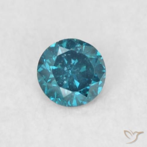 0.06ct Natürlicher Blau Diamant, Runden, VS