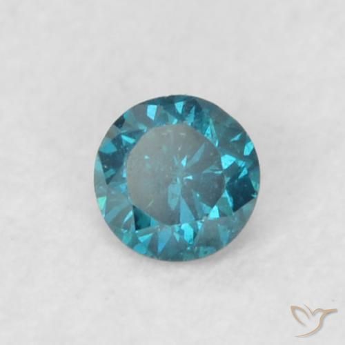 9,17 ctw natürlicher Blau Diamant, Runden, VS