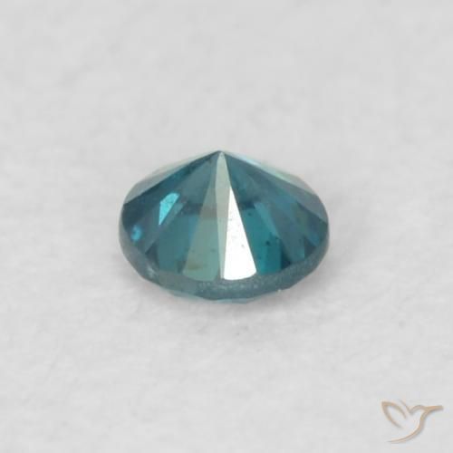9,17 ctw natürlicher Blau Diamant, Runden, VS