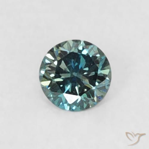0.04ct Natürlicher Grün Diamant, Runden, VVS-VS