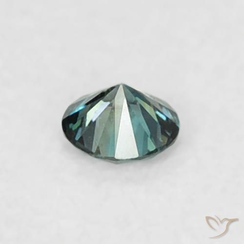 9,17 ctw natürlicher Grün Diamant, Runden, VVS-VS