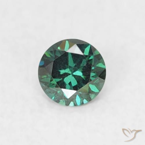 0.05ct Natürlicher Grün Diamant, Runden, VVS-VS