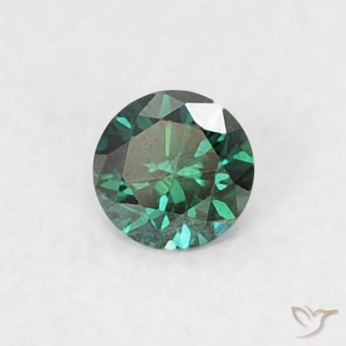9,17 ctw natürlicher Grün Diamant, Runden, VVS-VS
