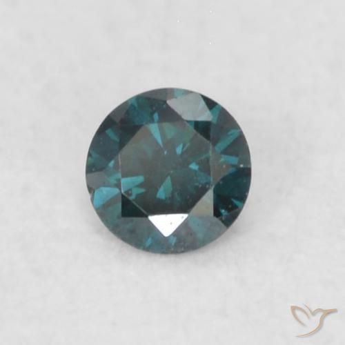 9,17 ctw natürlicher Blau Diamant, Runden, VVS-VS