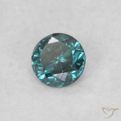 9,17 ctw natürlicher Blau Diamant, Runden, VS